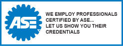 ASE - We Employ Professionals Certified by ASE... Let Us Show You Their Credentials